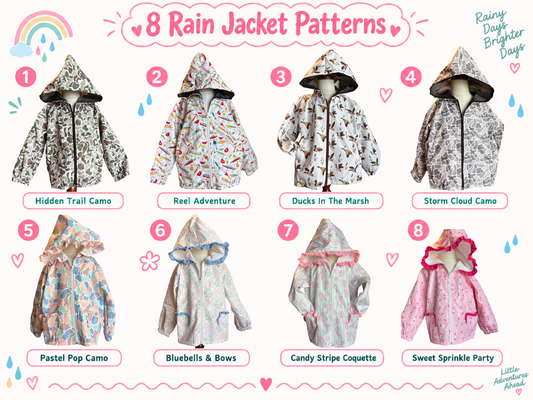 ☔💕Personalized Kids Rain Jacket