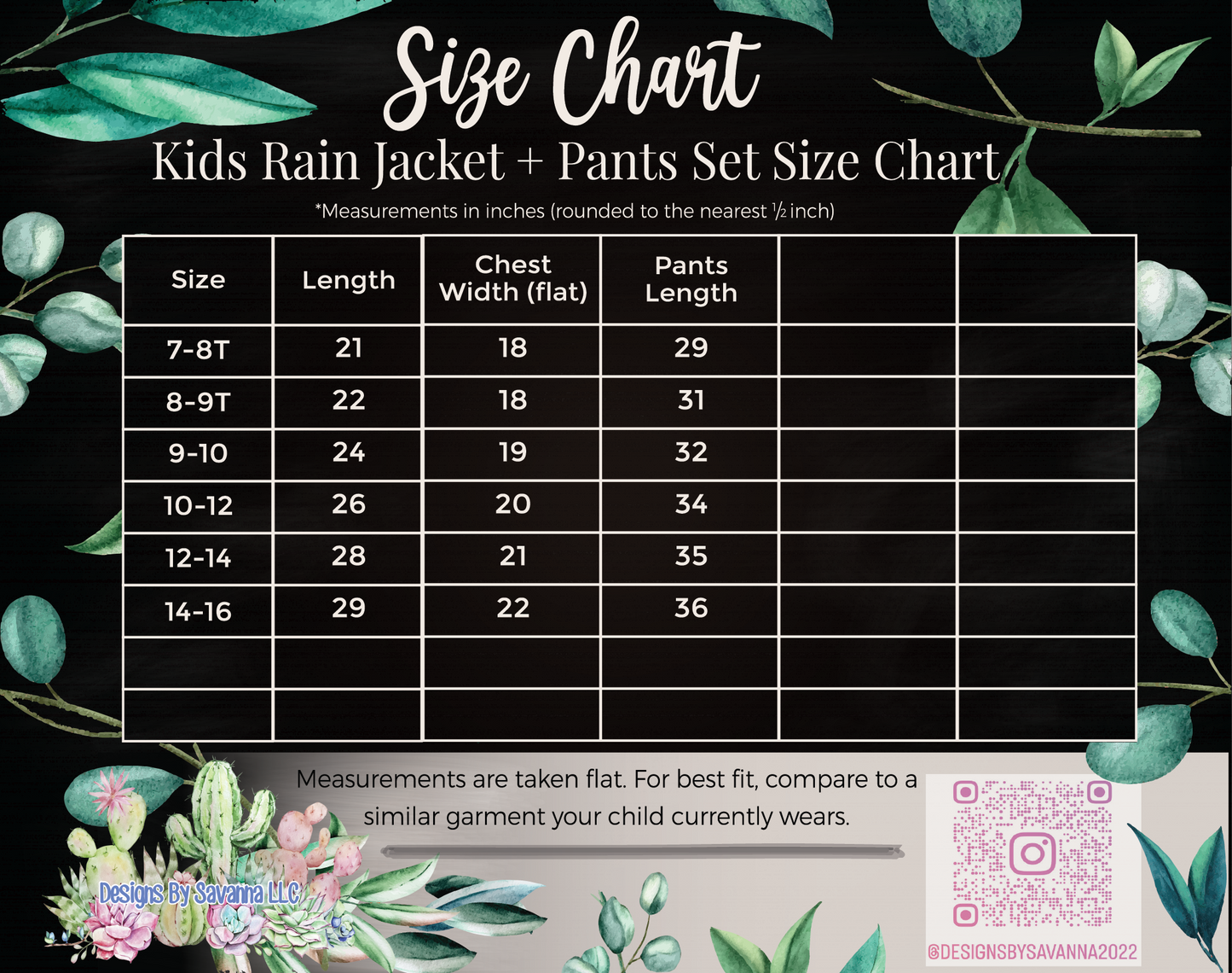 ☔💕Wholesale Pre-Order: Kids Rain Jacket
