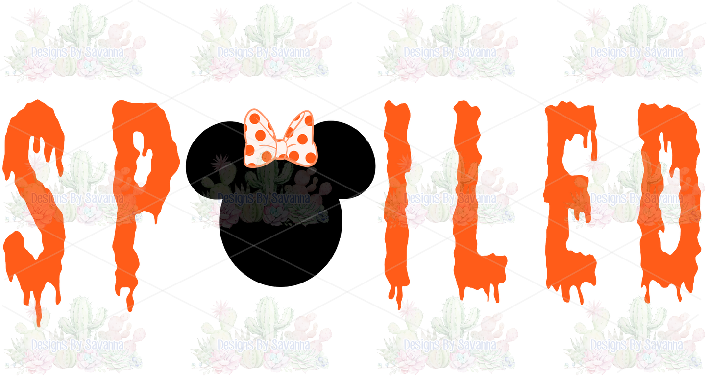 Spoiled Spooky Vacation DTF Transfer