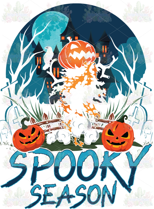 Spooky Season Pumpkin Man DTF Transfer