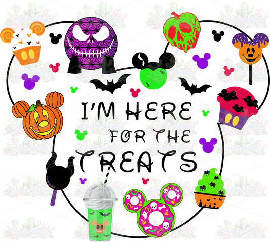 I'm Here For The Treats DTF Transfer