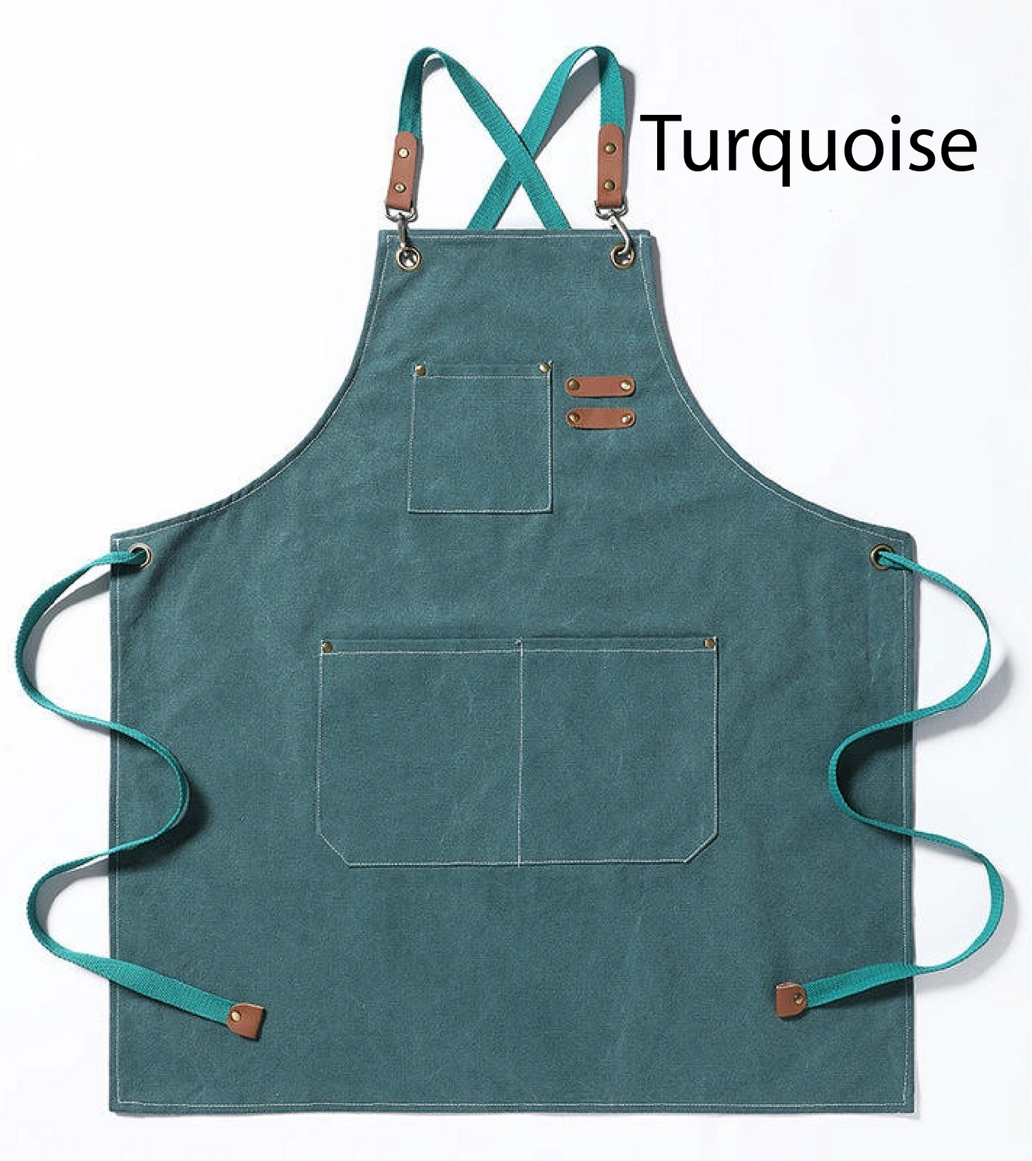 Custom Embroidered Canvas Apron – Adult & Kids Personalized Aprons