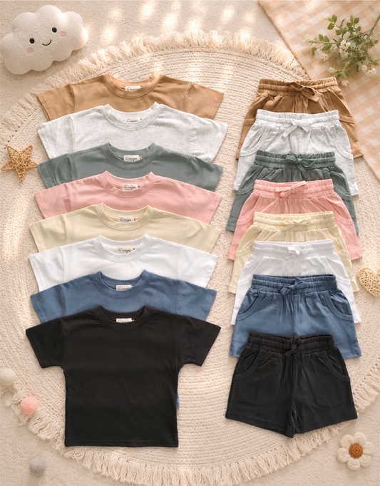 Wholesale PRE-ORDER – 100% Organic Cotton Kids Two-Piece Set